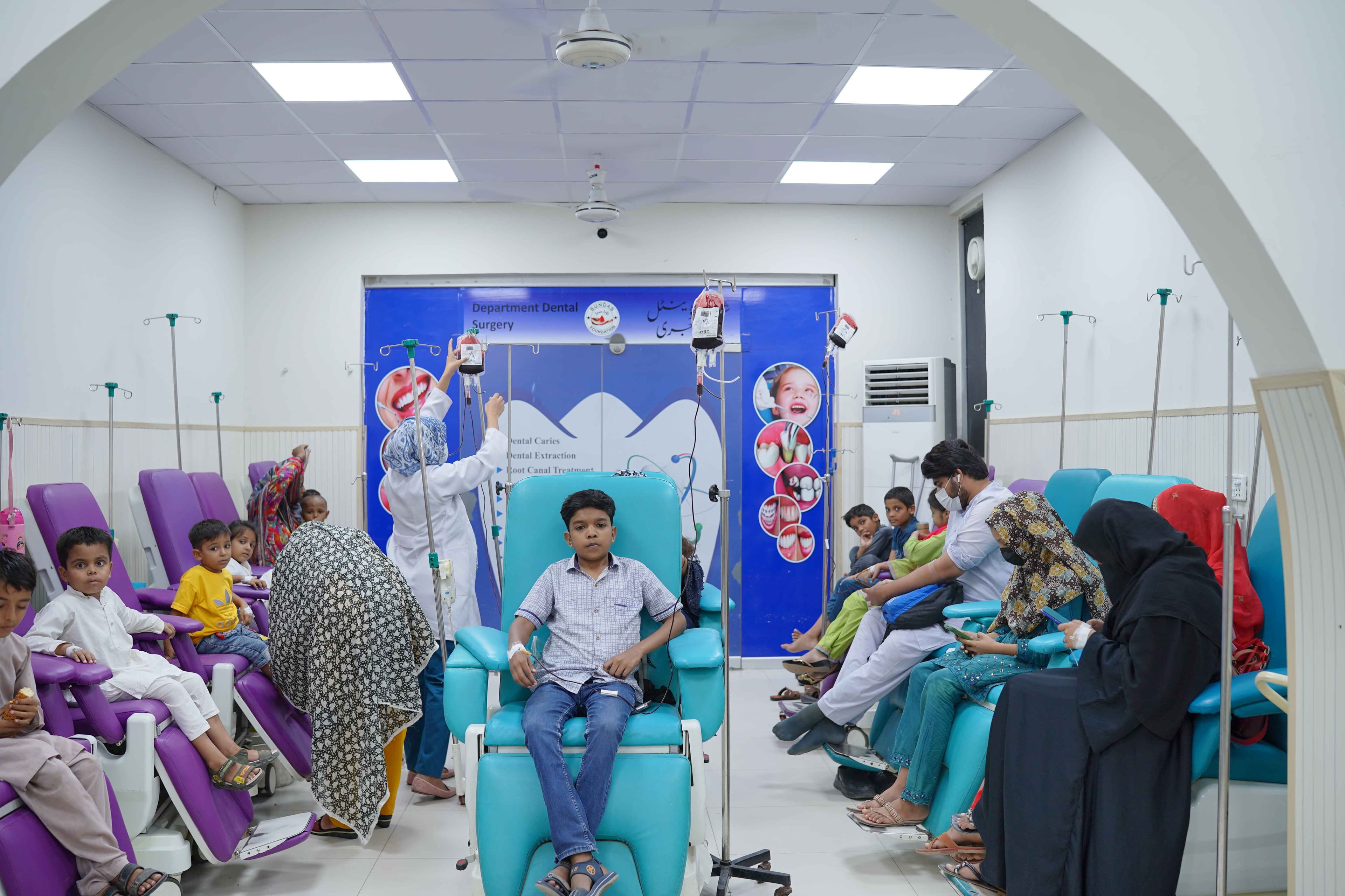 Sundas Foundation volunteers caring for patients