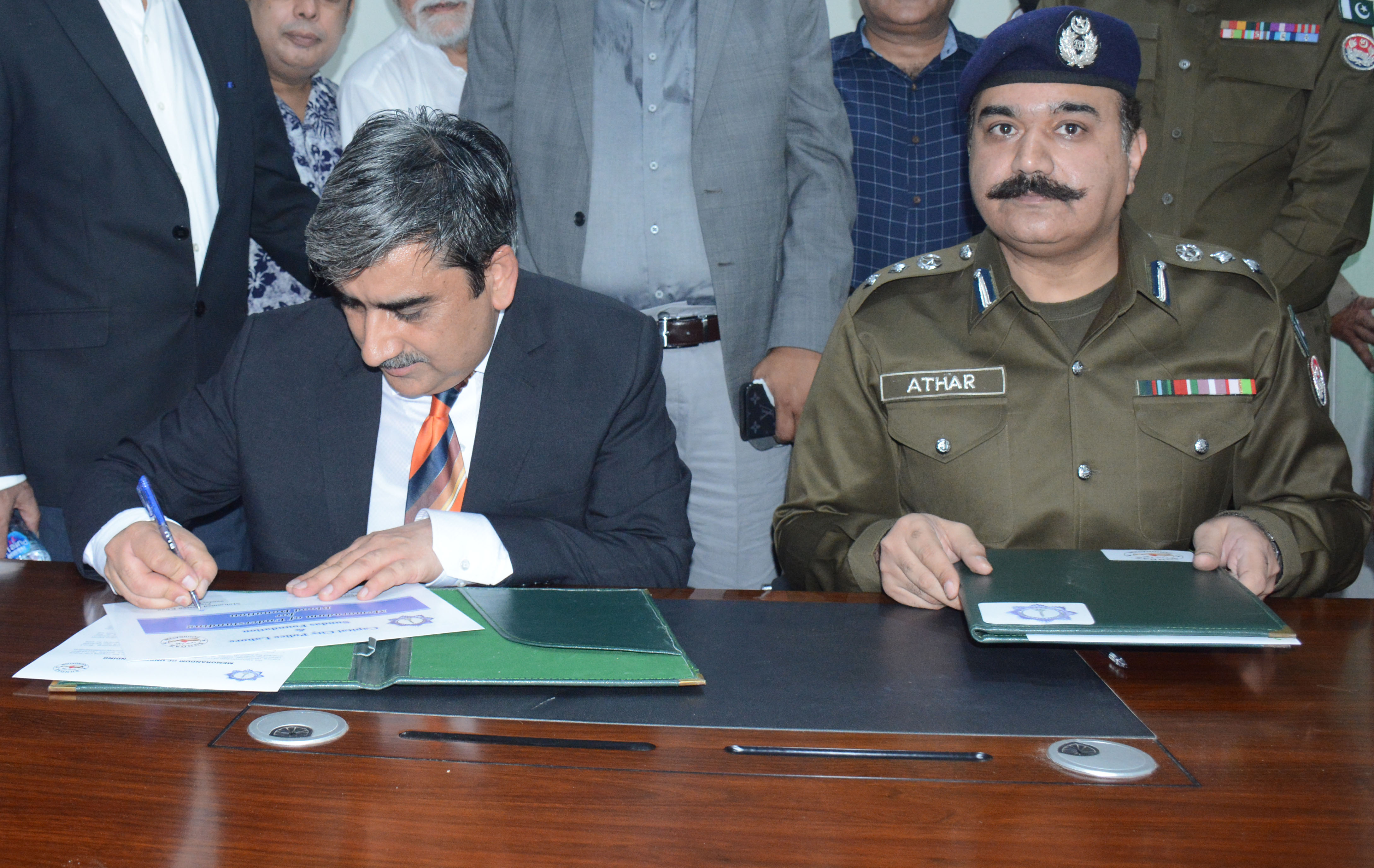Signing MOU with Capital City Police Lahore